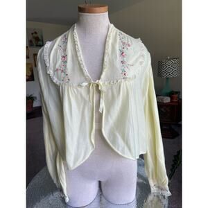1950s Kickernick Restware Top sweater Yellow sleepware